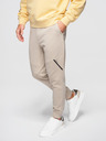 Ombre Clothing Moške jogging hlače - bež V3 OM-PASK-0280 Ombre Clothing