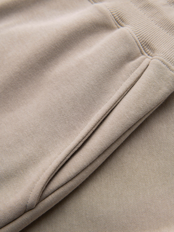 Ombre Clothing Moške jogging hlače - bež V3 OM-PASK-0280 Ombre Clothing
