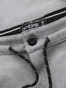 Ombre Clothing Moške pletene hlače z pružnim pasom - svetlo sive V1 OM-PACP-0116 Ombre Clothing