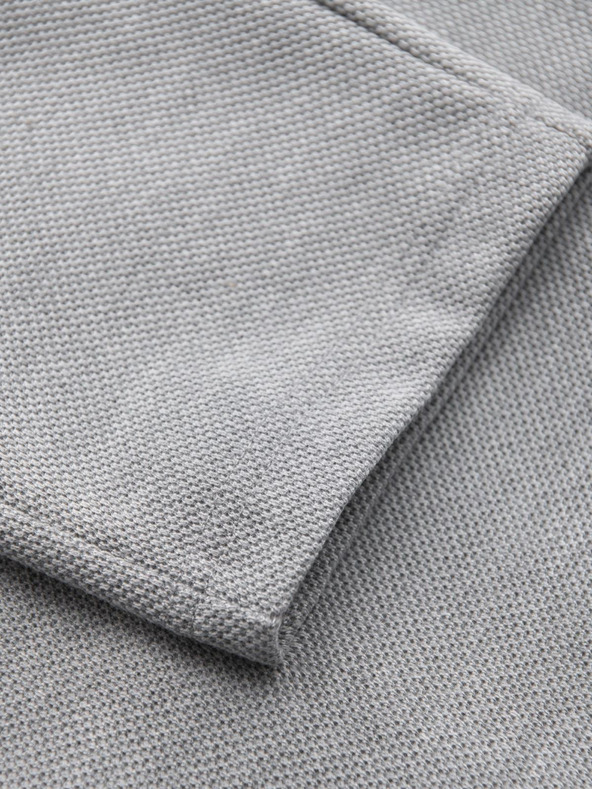 Ombre Clothing Moške pletene hlače z pružnim pasom - svetlo sive V1 OM-PACP-0116 Ombre Clothing