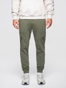 Ombre Clothing Moške jogging hlače - olivne V4 OM-PASK-0280 Ombre Clothing