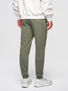 Ombre Clothing Moške jogging hlače - olivne V4 OM-PASK-0280 Ombre Clothing