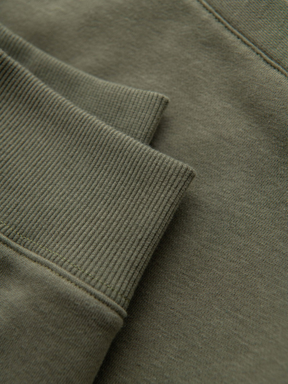 Ombre Clothing Moške jogging hlače - olivne V4 OM-PASK-0280 Ombre Clothing