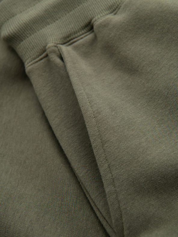 Ombre Clothing Moške jogging hlače - olivne V4 OM-PASK-0280 Ombre Clothing