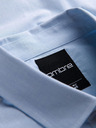 Ombre Clothing Moška klasična bombažna srajca REGULAR - modra V1 K699 Ombre Clothing