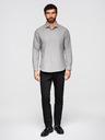 Ombre Clothing Moška srajca klasičnega regular fit kroja - siva V1 K694 Ombre Clothing