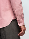 Ombre Clothing Moška bombažna srajca REGULAR FIT z žepom - rožnata V3 K700 Ombre Clothing