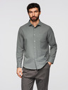 Ombre Clothing Moška srajca klasičnega regular fit kroja - khaki V4 K694 Ombre Clothing