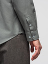 Ombre Clothing Moška srajca klasičnega regular fit kroja - khaki V4 K694 Ombre Clothing