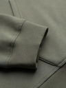 Ombre Clothing Moška kengurujska mikina z vezeninami in kapuco - khaki V3 OM-SSNZ-0241 Ombre Clothing