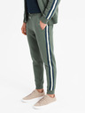 Ombre Clothing Pánsky tréninkový oblek mikina + tepláky jogger - olivová V2 Z114 Ombre Clothing