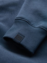 Ombre Clothing Moški športni pulover z velikim potiskom - temno moder V2 B1714 Ombre Clothing