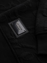 Ombre Clothing Moška mikica RELAXED FIT z vtisnjenimi črkami - črna V1 B1712 Ombre Clothing