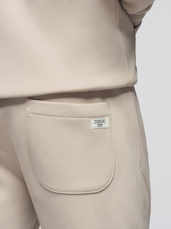 Ombre Clothing Moška treningska garnitura mikica s kapuco + hlače jogger - bežna V1 Z119 Ombre Clothing