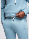 Ombre Clothing Moška treningska garnitura mikica + hlače regular fit - svetlo modra V7 Z120 Ombre Clothing