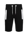 Ombre Clothing Moške trenirka kratke hlače - črna V3 W239 Ombre Clothing