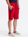 Ombre Clothing Moške trenirka kratke hlače - rdeča V2 W239 Ombre Clothing