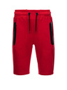 Ombre Clothing Moške trenirka kratke hlače - rdeča V2 W239 Ombre Clothing