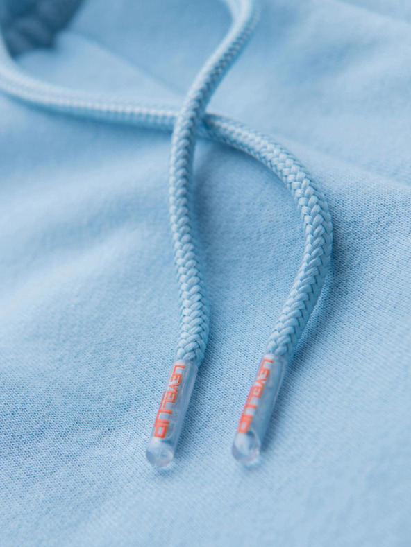 Ombre Clothing Unisex trenirka kratke hlače z rebrasto pasnico - modre V8 OU-SRBC-0101 Ombre Clothing