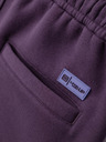 Ombre Clothing Unisex trenirka kratke hlače z vrvico v pasu - vijolične V13 OU-SRBC-0101 Ombre Clothing