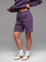 Ombre Clothing Unisex trenirka kratke hlače z vrvico v pasu - vijolične V13 OU-SRBC-0101 Ombre Clothing