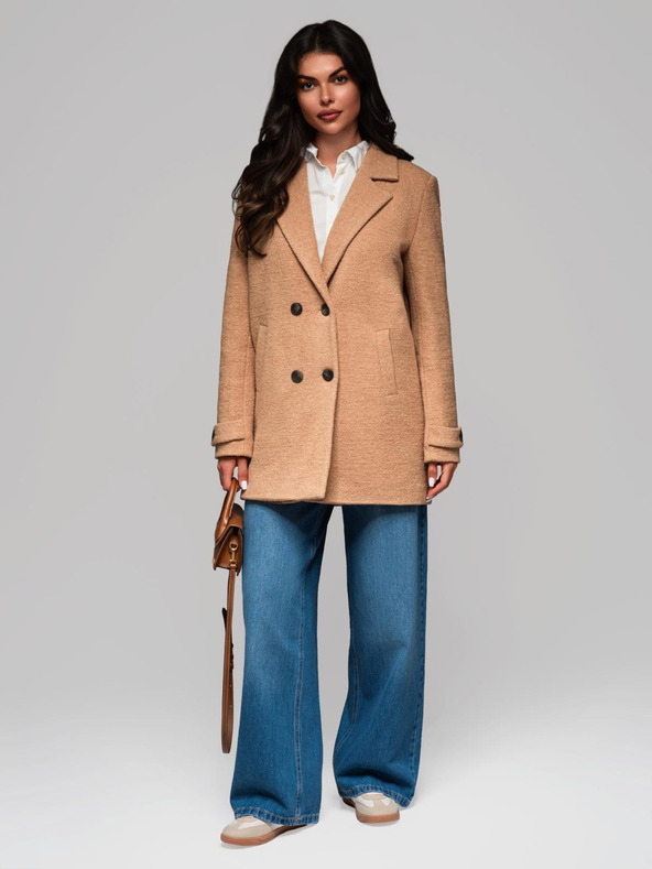 Edoti Modna ženska jakna CLR041 - rjava EDOTI