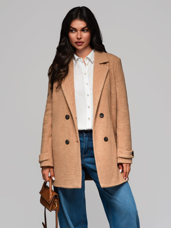 Edoti Modna ženska jakna CLR041 - rjava EDOTI