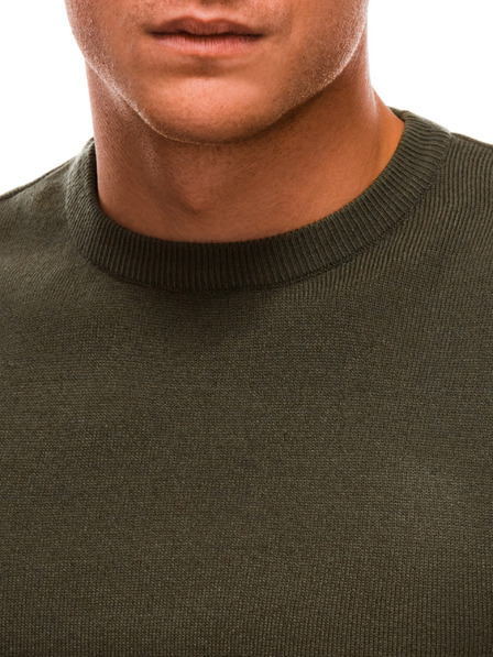 Edoti Moški pulover - olivna V7 EM-SWBS-0100 EDOTI