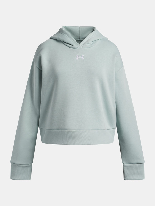 Under Armour Dekliški pulover  Under Armour UA Rival Fleece Hoodie-BLU