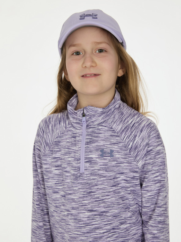 Under Armour Dekliški set Under Armour UA 1/4 ZIP LEGGING SET-PPL
