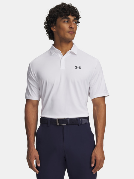 Under Armour Moška majica Under Armour UA Matchplay Polo-WHT