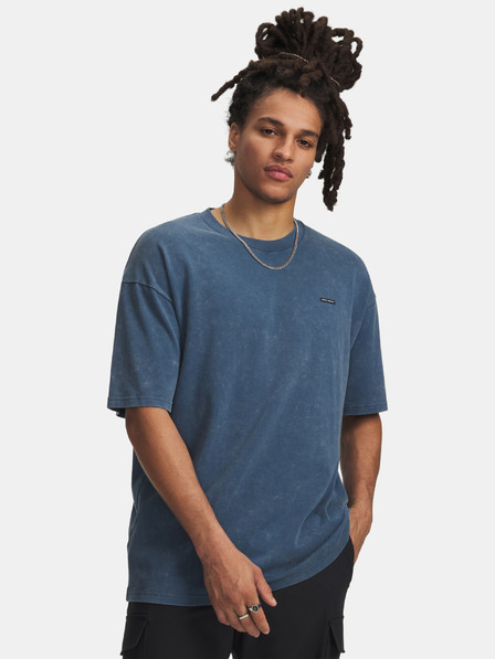 Under Armour Moška majica Under Armour UA M HW OS LOGO WASH SS-BLU