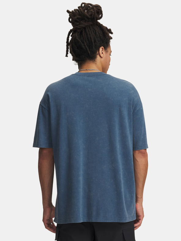 Under Armour Moška majica Under Armour UA M HW OS LOGO WASH SS-BLU