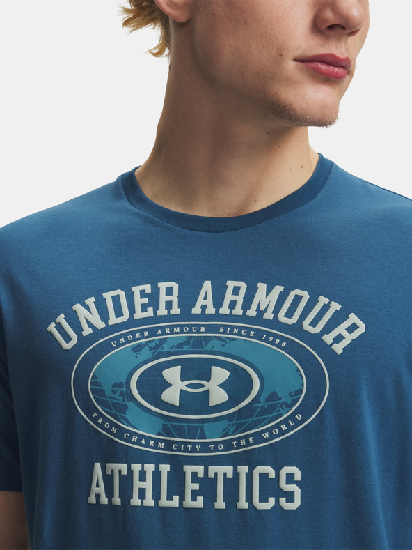 Under Armour Moška majica Under Armour UA M 60/40S ARMOR GLOBE SS-BLU