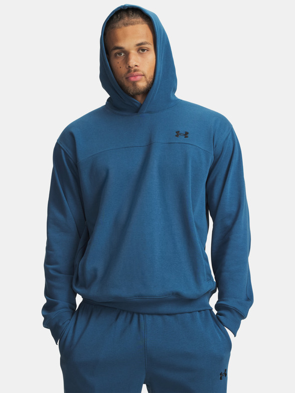 Under Armour Moški pulover  Under Armour UA Rival LW Hoodie-BLU