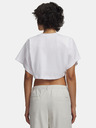 Under Armour Ženska majica Under Armour Cropped Script SS Tee-WHT