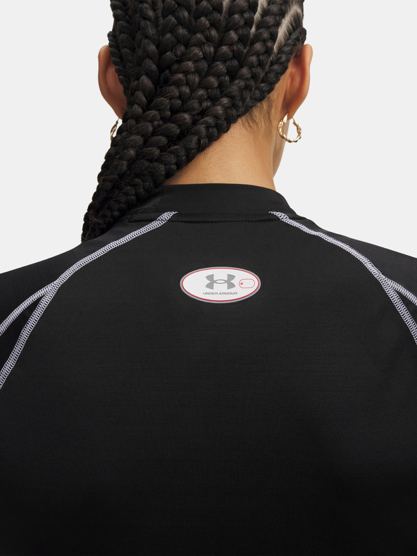 Under Armour Ženska majica Under Armour HeatGear Elite Crop Mck SS-BLK
