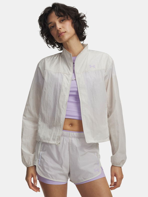 Under Armour Ženska jakna  Under Armour W Explor Trail Run Wind Jckt-WHT