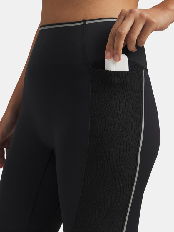 Under Armour Ženske pajkice  Under Armour UA Halo Jacquard Legging-BLK
