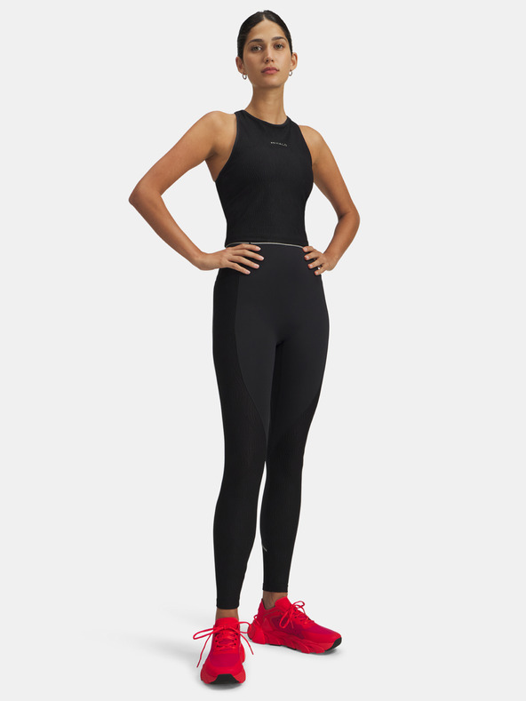 Under Armour Ženske pajkice  Under Armour UA Halo Jacquard Legging-BLK