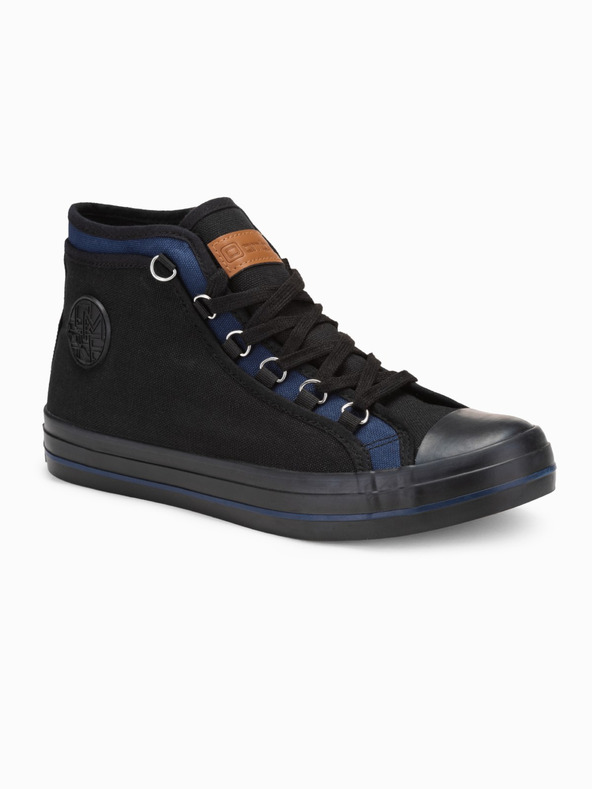 Ombre Clothing Črna moška športna copata Ombre oblačila T375