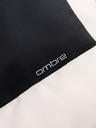 Ombre Clothing Črno-bež moški prešiti telovnik Ombre Clothing