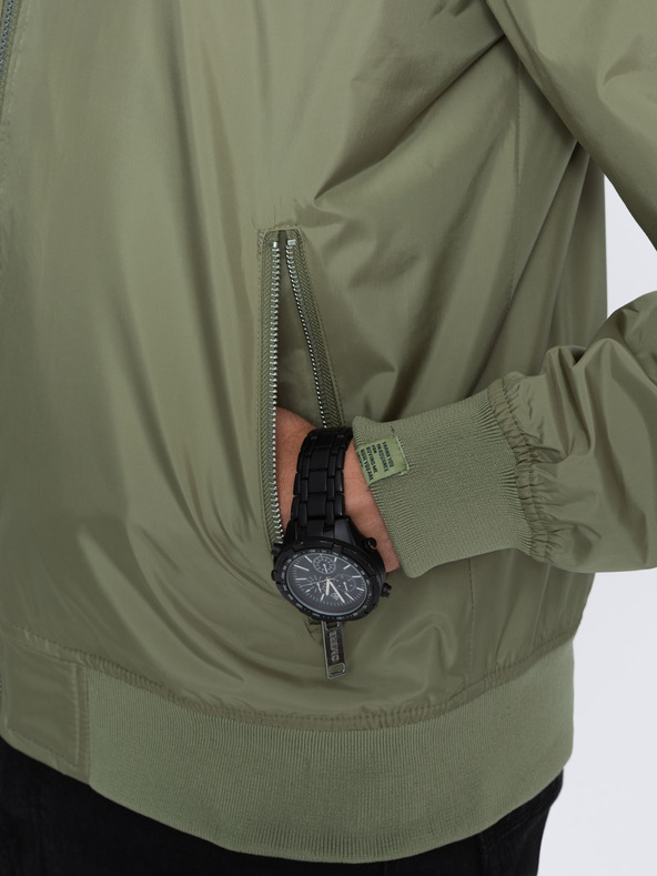 Ombre Clothing Kaki moška lahka jakna C439