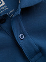Ombre Clothing Temno modra moška osnovna polo majica Ombre Clothing