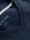 Ombre Clothing Temno modra moška majica z v-izrezom Ombre Clothing