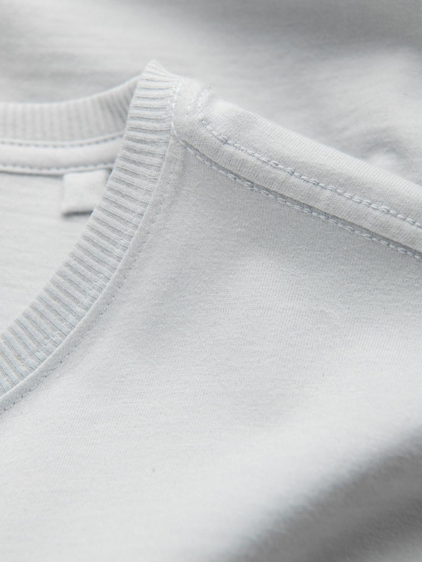 Ombre Clothing Svetlo siva moška majica Ombre Oblačila