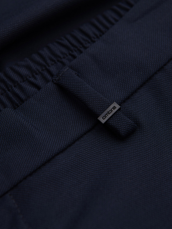 Ombre Clothing Temno modre moške hlače Chino Ombre Oblačila