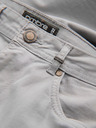 Ombre Clothing Svetlo sive moške hlače Chino Ombre Oblačila