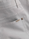 Ombre Clothing Svetlo sive moške hlače Chino Ombre Oblačila