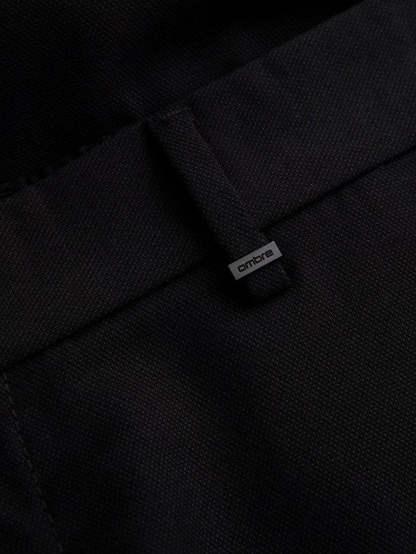 Ombre Clothing Črne moške hlače chino Ombre oblačila